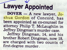 Lawyer appointed